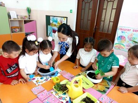 Ересек "Ботақан" тобының ұйымдастырылған ашық оқу қызметі. Тақырыбы:"Көктемгі табиғат"