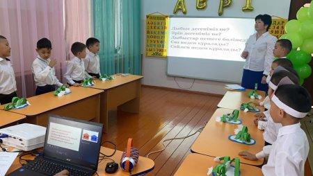 «Орта–үшінші педагог» даярлық "Көгершін" тобының ұйымдастырылған ашық оқу қызметі: "Сауат ашу қонақта" Тәрбиеші: Алиева Эльмира Қонысовна
