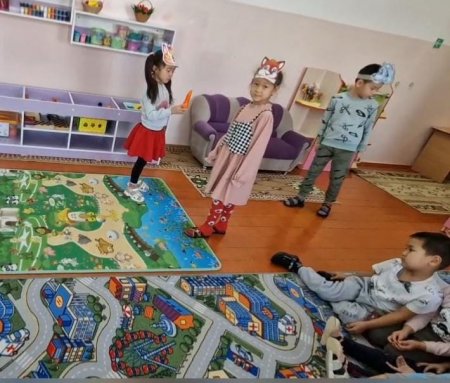 Пилоттық жоба мектеп алды "Саяхатшы" ертегі "Көгершін" тобы